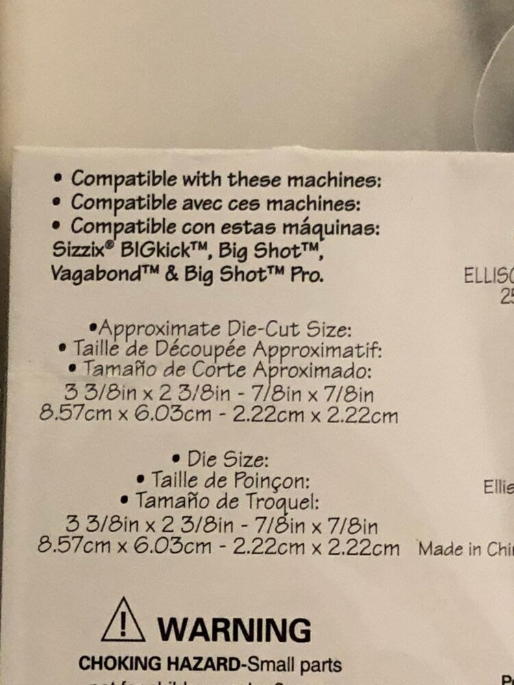 Retro camera and Icons, Sizzix Thinlits, 6 Piece Dies Set, 658958 For Card Making
