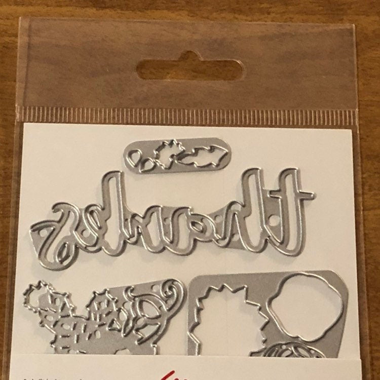 Thanks Sizzix Thinlits 4 Dies Set By Jen Long 661869