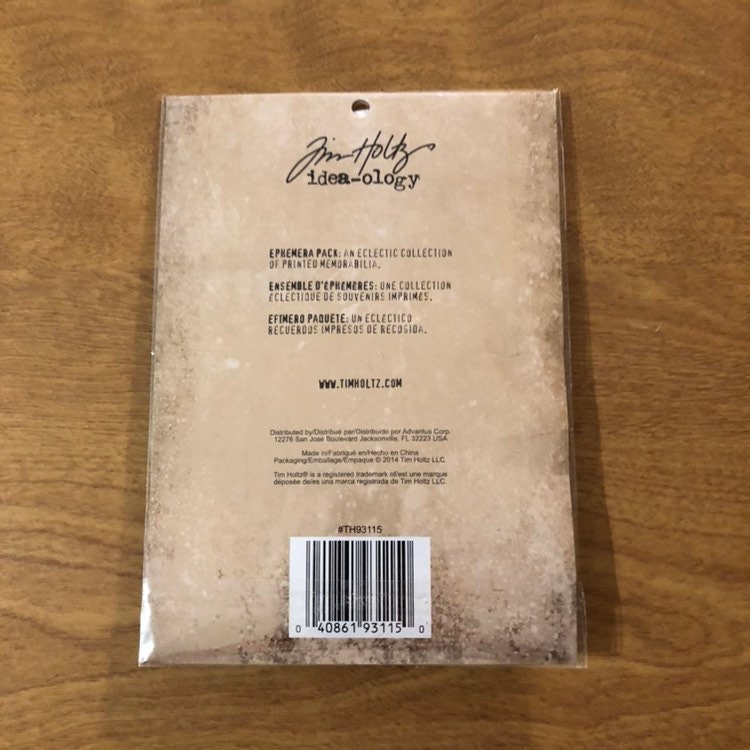 Expedition Ephemera Pack by Tim Holtz Idea-ology , 63-Piece, Assorted Colours/Designs, TH93115