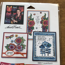 Load image into Gallery viewer, Stampendous Birthday Corners by Laurel Burch Clear Stamp Set SSCL108