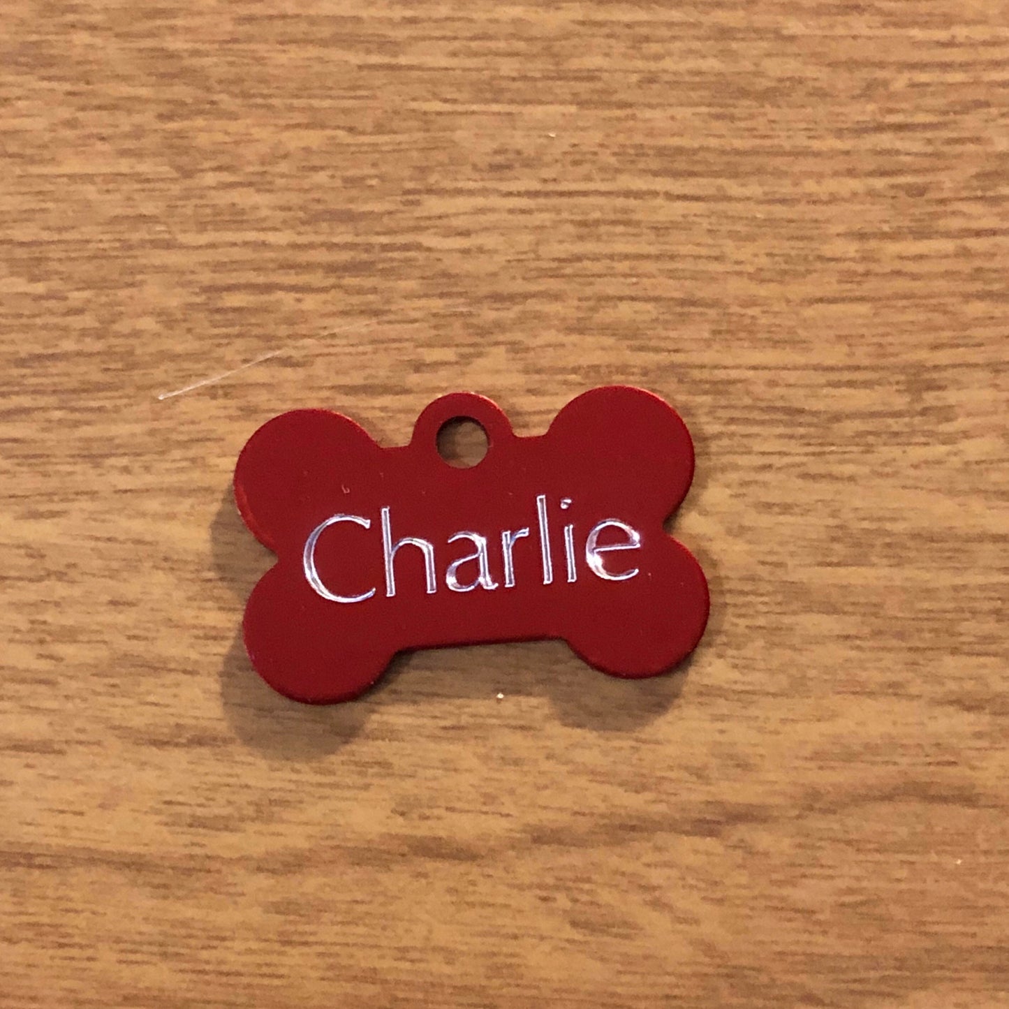 Small Bone, Personalized Aluminum Tag