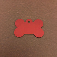 Load image into Gallery viewer, Spoiled Large Red Bone Personalized Aluminum Tag Diamond Engraved Dog Tag Puppy Tag
