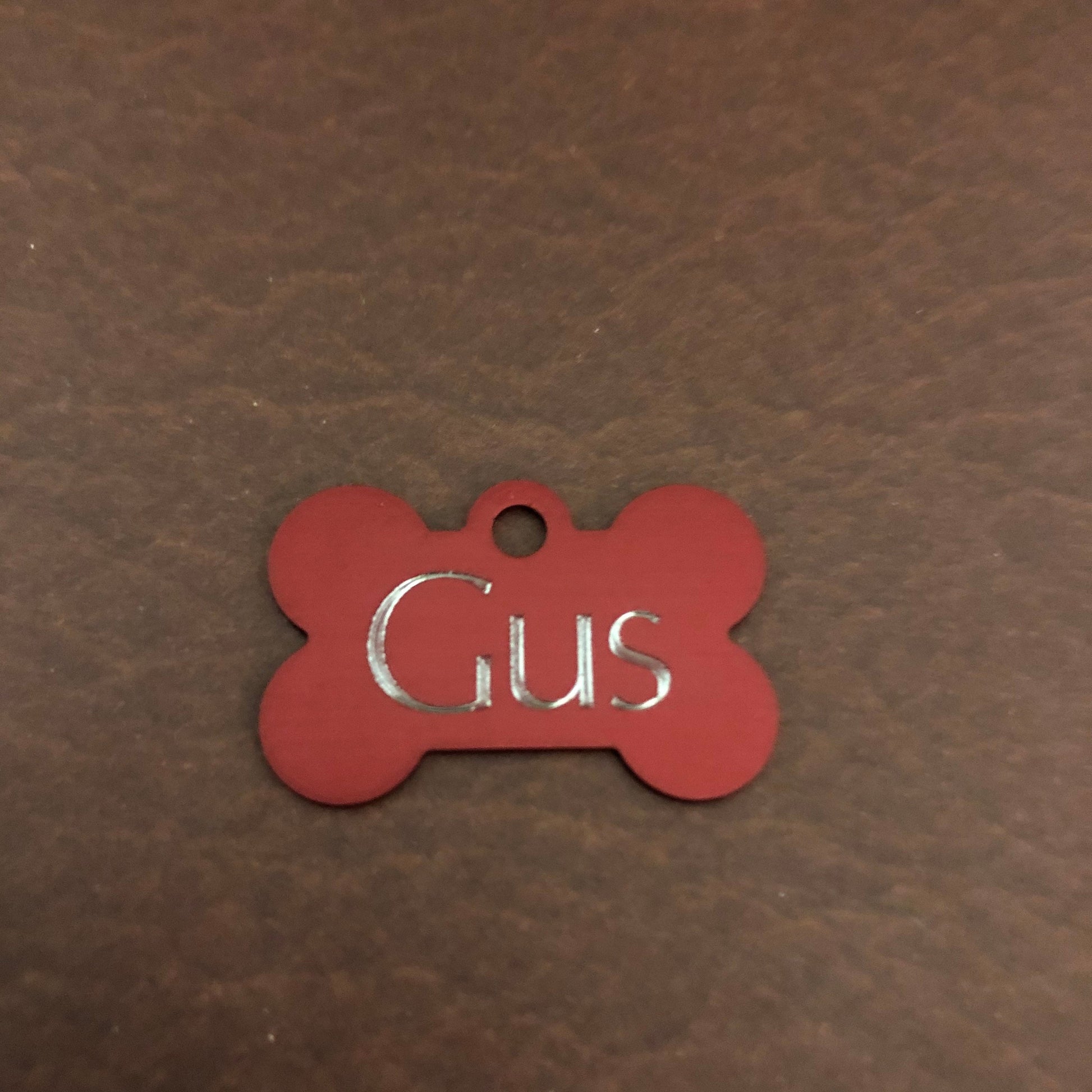 Small Bone, Personalized Aluminum Tag