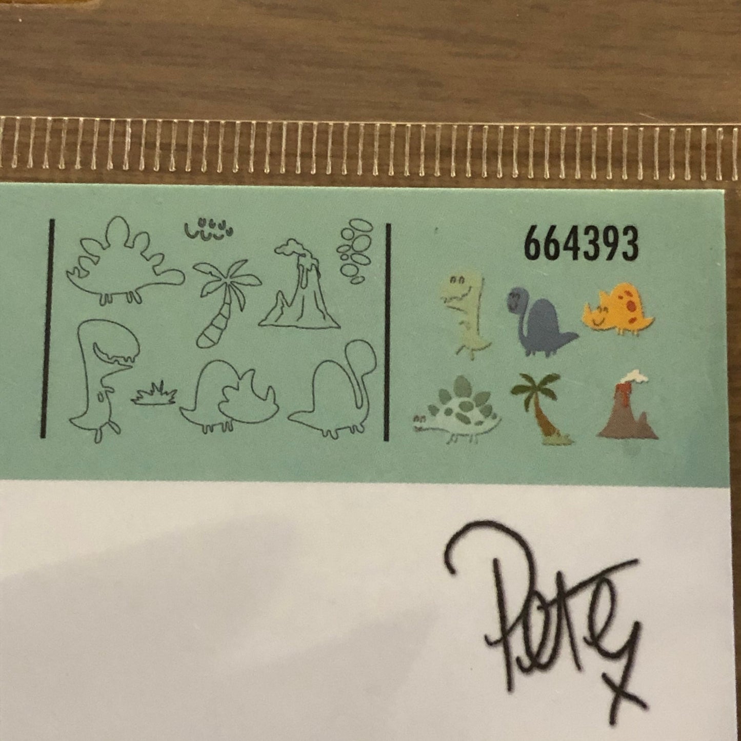 Sizzix Dinosaurs Thinlits 9 Dies Set by Pete Hughes 664393