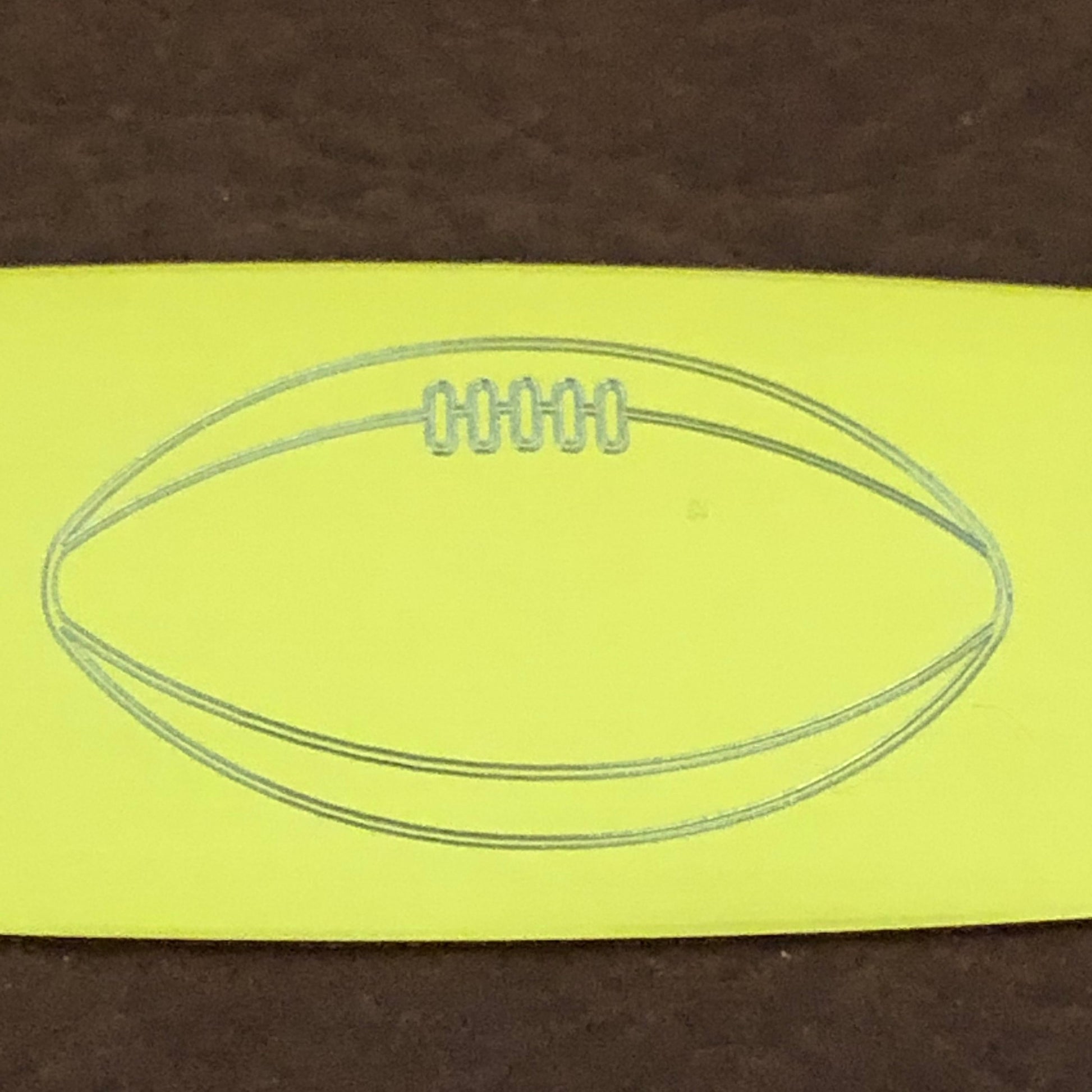 Football, Aluminum Personalized Luggage Tag, Diamond Engraved, Perfect For Carry-on, Backpack, Equipment Bags and Suitcase, CAvAPLT