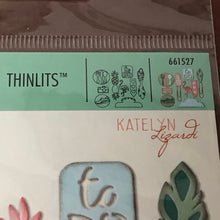 Load image into Gallery viewer, Planner Page Icons #2, Sizzix Thinlits Dies, 9 Piece Dies Set, By Katelyn Lizardi, 661527