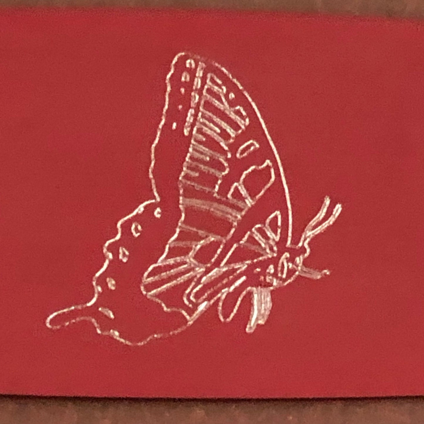 Butterfly, Aluminum Personalized Luggage Tag, Diamond Engraved, Perfect for Carry-on, Backpacks, Equipment Bag and Suitcase, CA5APLT