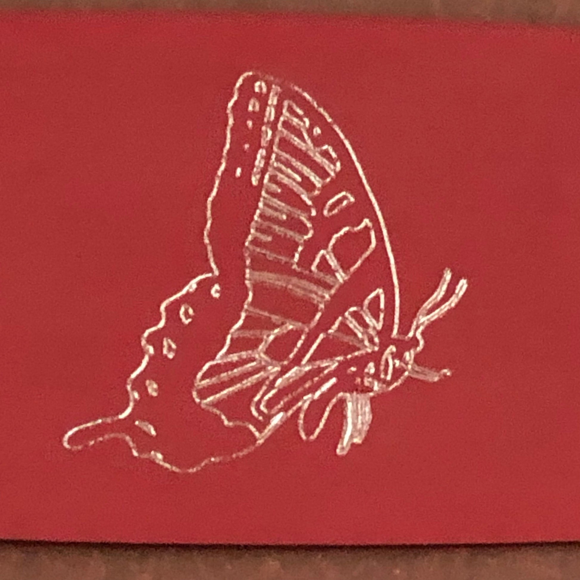 Butterfly, Aluminum Personalized Luggage Tag, Diamond Engraved, Perfect for Carry-on, Backpacks, Equipment Bag and Suitcase, CA5APLT