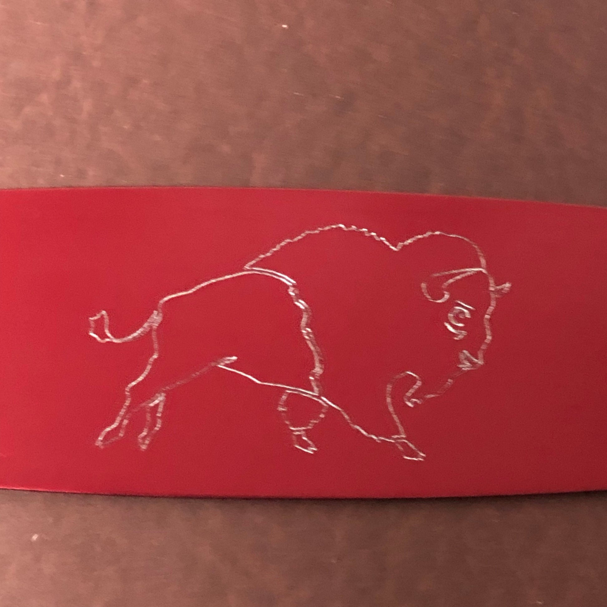 Bison, Buffalo, Aluminum Personalized Luggage Tag, Diamond Engraved, Perfect For Carry-on, Backpacks And Suitcases, CAiAPLT