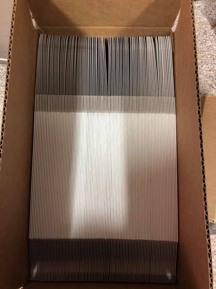 4" x 4" x 7", White Gloss Gift Boxes