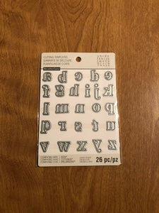 Recollections 26 Piece Alphabet All Lower Case Unicase Letters