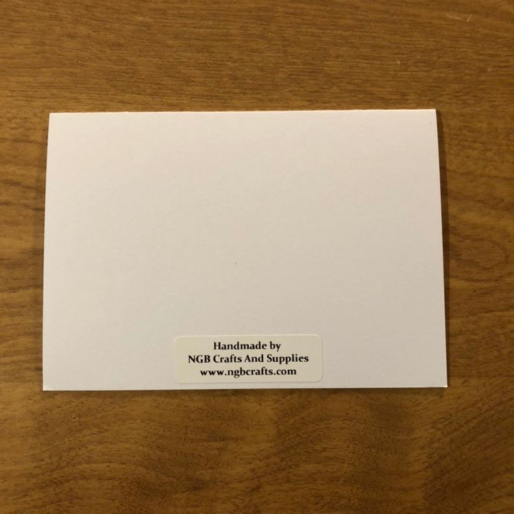 Vogel Schöne Festtage Deutsche Weihnachtskarte Handgemacht Happy Holidays German Christmas Card Handmade