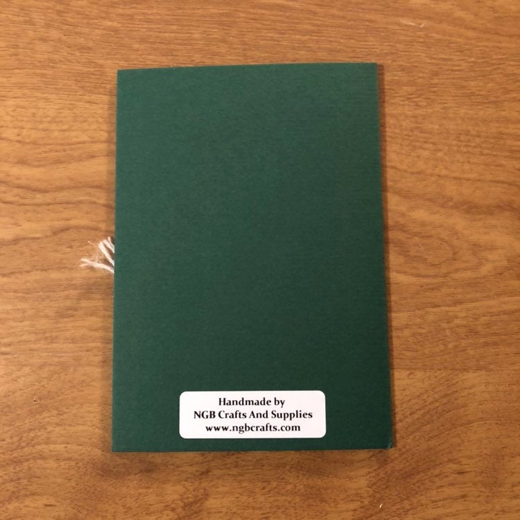 Frohe Weihnachten Eule Deutsche Karte Weihnachtskarte Handgemacht, Merry Christmas Owl German Christmas Card handmade