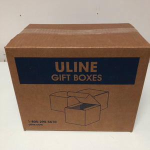 5 x 5 x 3 1⁄2", White Gloss Gift Boxes 1 Box of 100