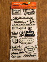 Load image into Gallery viewer, Fiskars, 23 Piece, Simple Stick Grateful Rubber Stamps, 03-013391