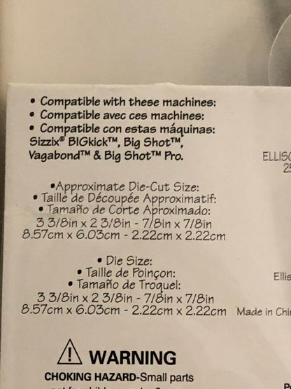 Retro camera and Icons, Sizzix Thinlits, 6 Piece Dies Set, 658958 For Card Making