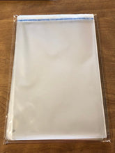 Load image into Gallery viewer, 7&quot; x 10&quot; or 18 cm x 25 cm Crystal Clear Resealable Polypropylene Bags 100 in a Package