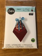 Load image into Gallery viewer, Snowflake Diamond Box Sizzix Thinlits 6 Piece Dies Set By Lindsey Serata 661554