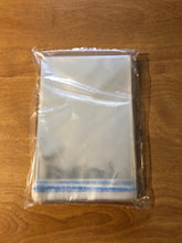 Load image into Gallery viewer, 5 1⁄4&quot; x 7 1⁄4&quot; or 13 cm x 18 cm Crystal Clear Resealable Polypropylene Bags - 100 Bags