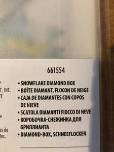 Snowflake Diamond Box Sizzix Thinlits 6 Piece Dies Set By Lindsey Serata 661554