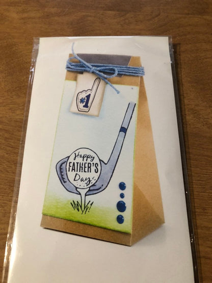 Sizzix All Star Dad 6 Piece Clear Stamps Set by Jen Long 662004