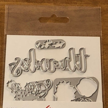 Thanks Sizzix Thinlits 4 Dies Set By Jen Long 661869