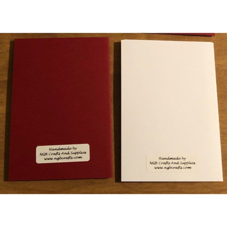 Santa Teddy Bear Christmas Card Handmade Choice of One or Both Cards
