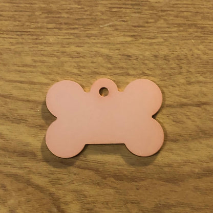 Dog, Large Bone Tag, Aluminum Personalized Diamond Engraved, Dog Tag, Pet Tag, ID Tags, For Dog Collar, Puppy Tag, CAWAPLBT