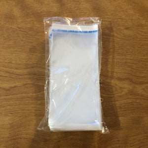3" x 5"or 8cm x 13cm Crystal Clear Resealable Polypropylene Bags - 100 Per Package 1.2mm Thick