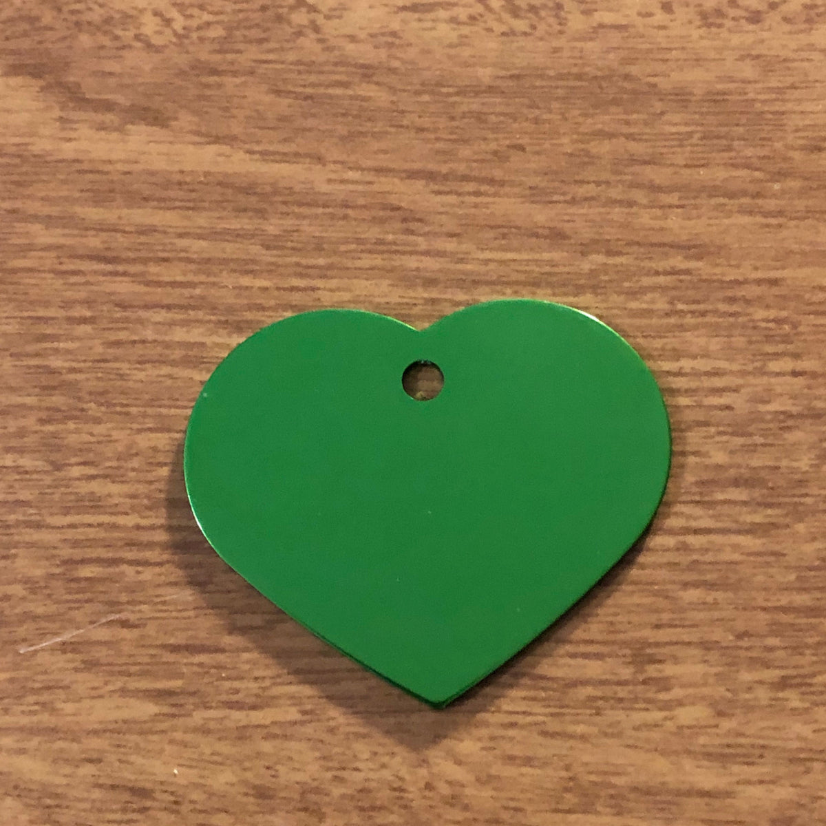 I'm Blind, Small Heart Aluminum Tag, Personalized Diamond Engraved, Pet Tag, Cat Tag, Dog Tag, ID Tag, For Bags, Collars Key Chains, IMBSH