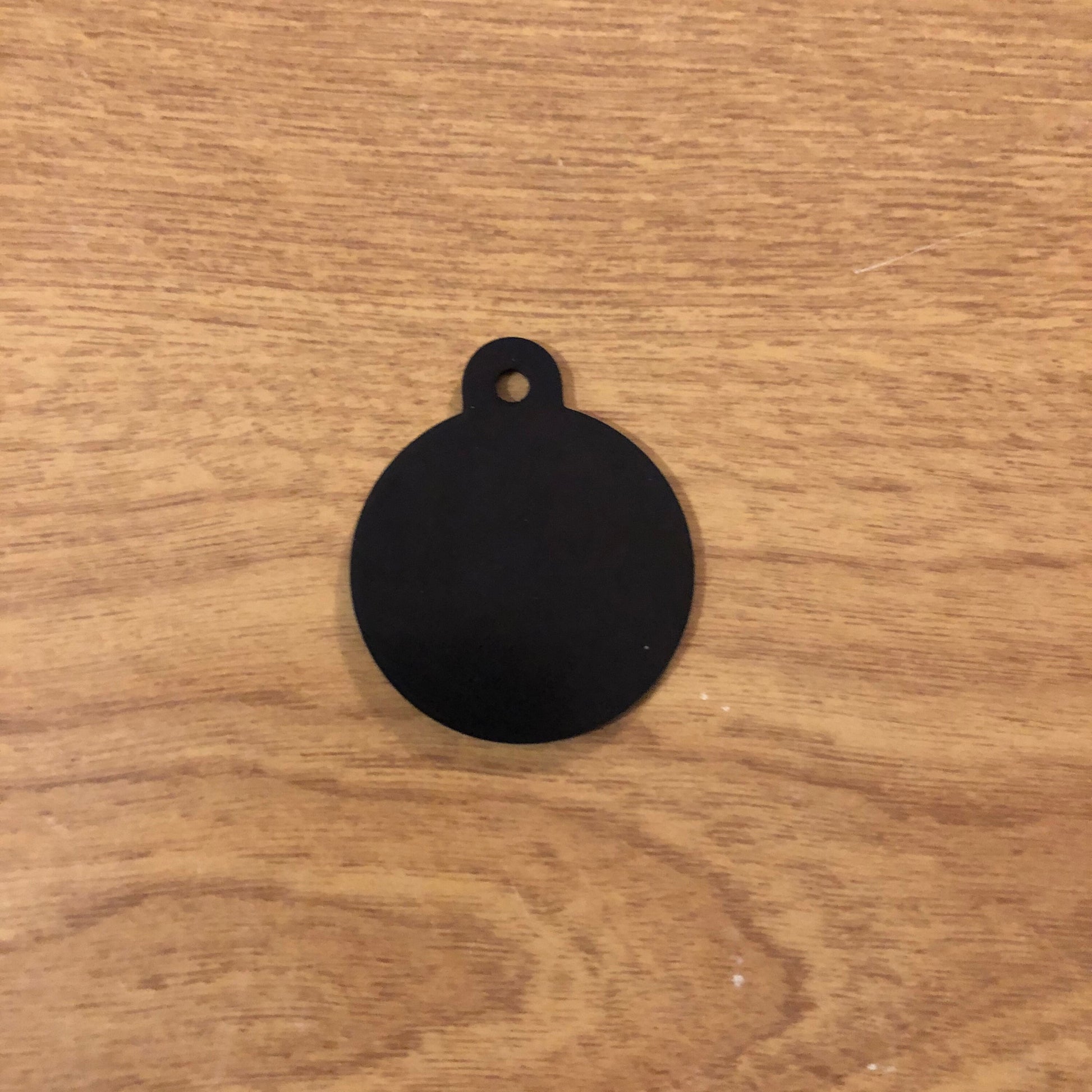 Large Circle, Personalized Aluminum Tag, Diamond Engraved, Dog Tag, Cat Tag, ID Tag, Kitty Tag, Puppy Tag, For Backpacks, Bags, Key Chains