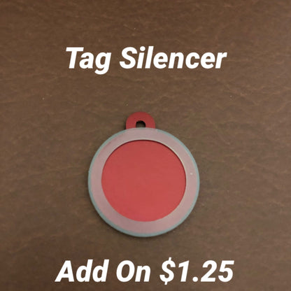 Soccer Ball, Red Large Circle Tag, Personalized Aluminum Tag, Diamond Engraved, Key Chain, Keychain, For Lost Keys, SBLRCT2
