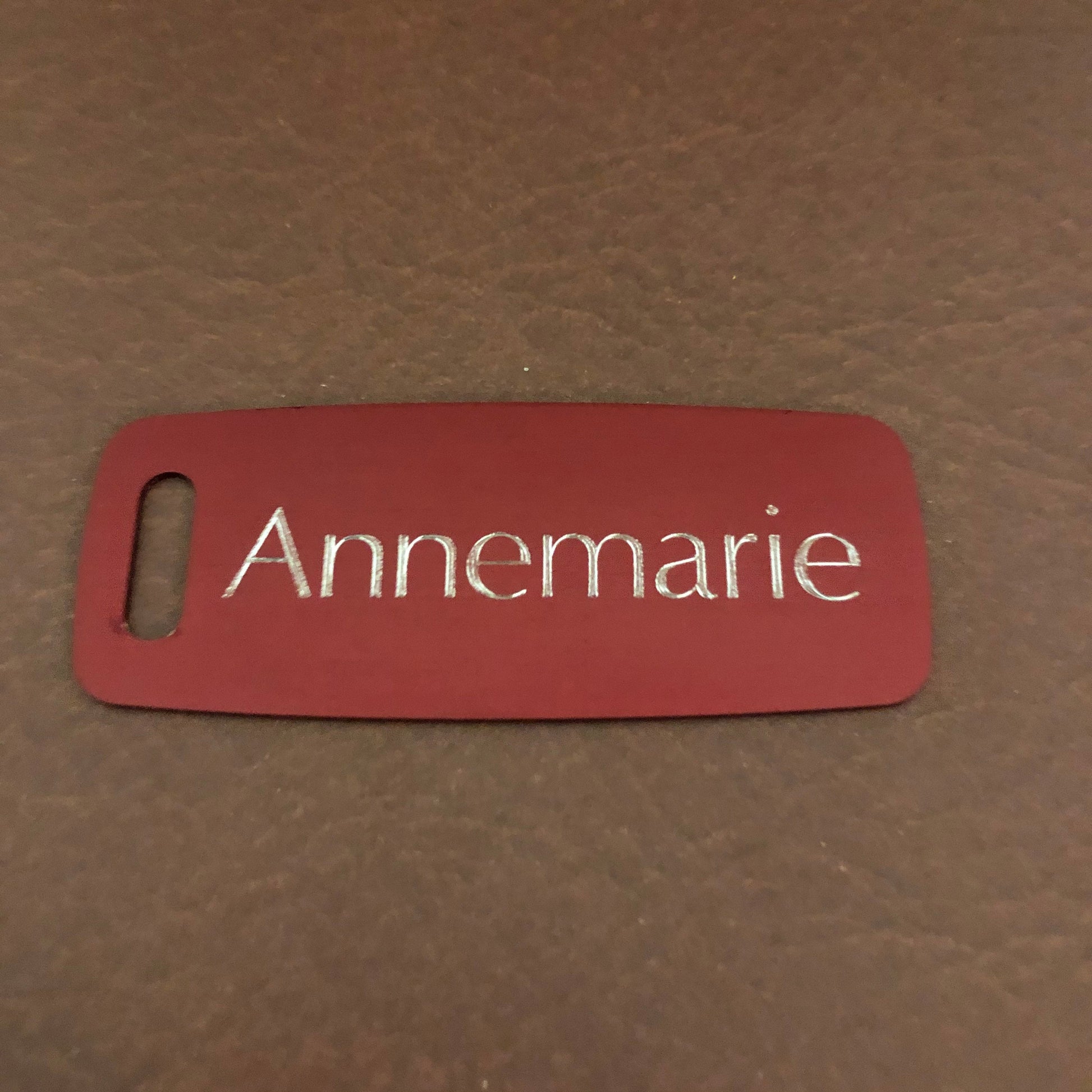 Dog, Aluminum Personalized Luggage Tag, Diamond Engraved, Perfect for Carry-on, Backpacks and Suitcases CAVAPLT