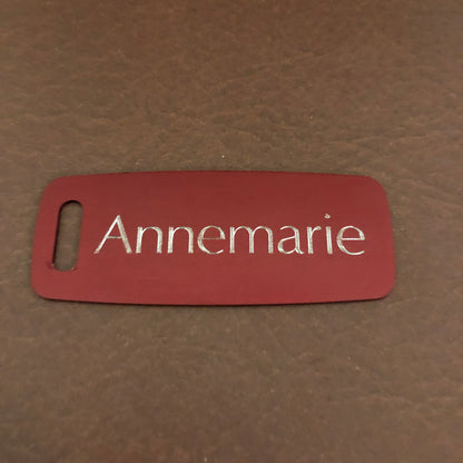 Dog, Aluminum Personalized Luggage Tag, Diamond Engraved, Perfect For Carry-on, For Backpacks, Suitcases, CAAAPLT
