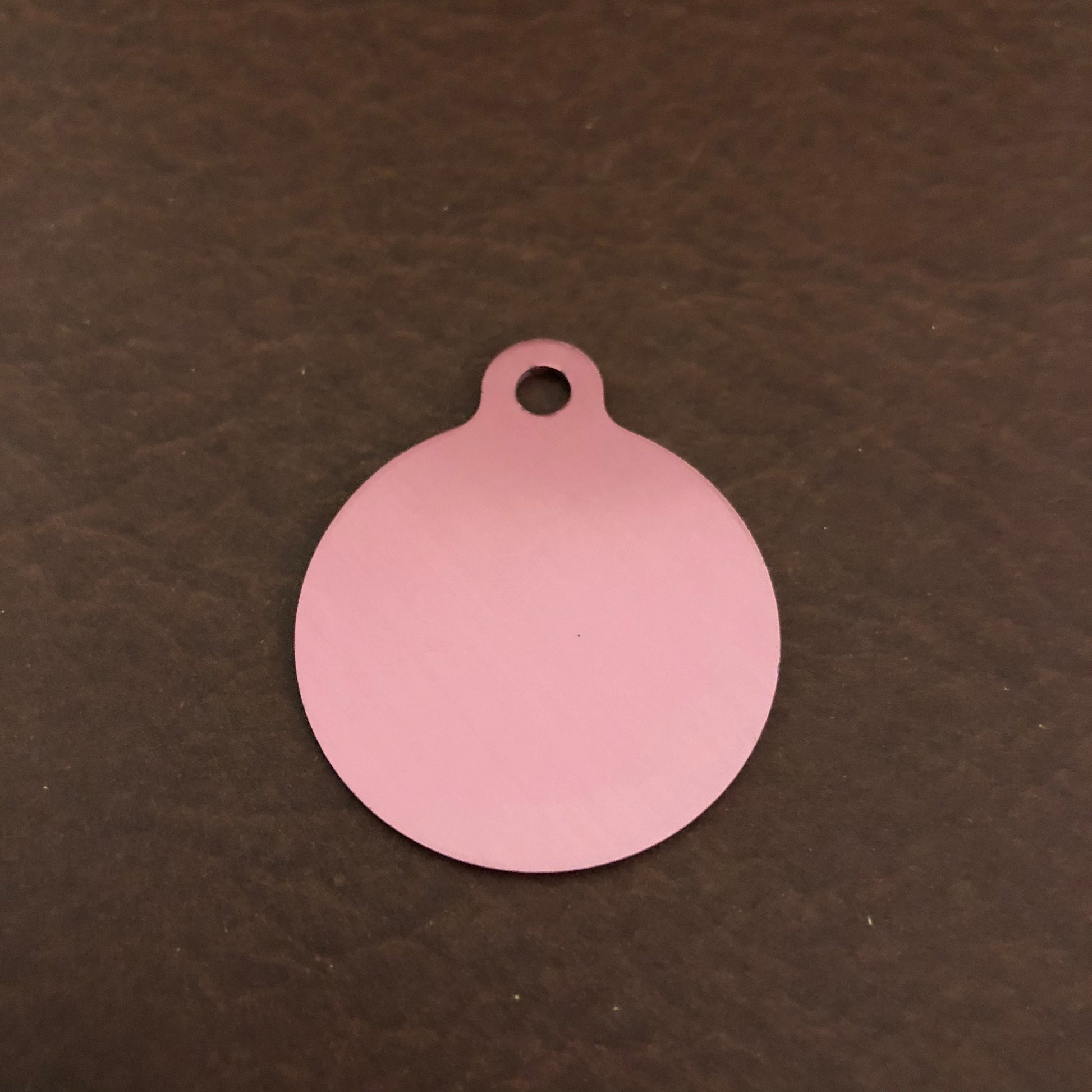 Heart With Bones Dog Tag Cat Tag Large Circle Tag Personalized Aluminum Tag Diamond Engraved Puppy Tag Kitty Tag For Dog Collar