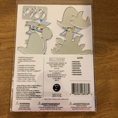 Sizzix Dinosaurs Thinlits 9 Dies Set by Pete Hughes 664393