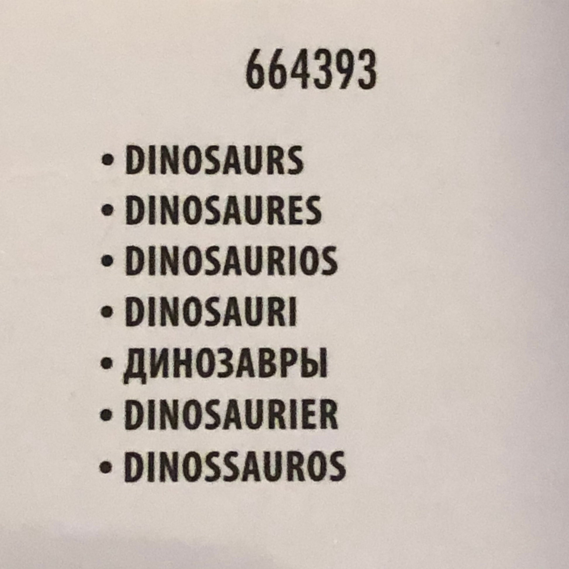Sizzix Dinosaurs Thinlits 9 Dies Set by Pete Hughes 664393