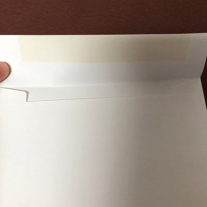 6 1/2" x 6 1/2" 17 x 17 cm Square Gummed Envelopes Pack of 25 Envelopes 28lb White Envelopes For Announcements, Invitations, Cards SGE6H6H