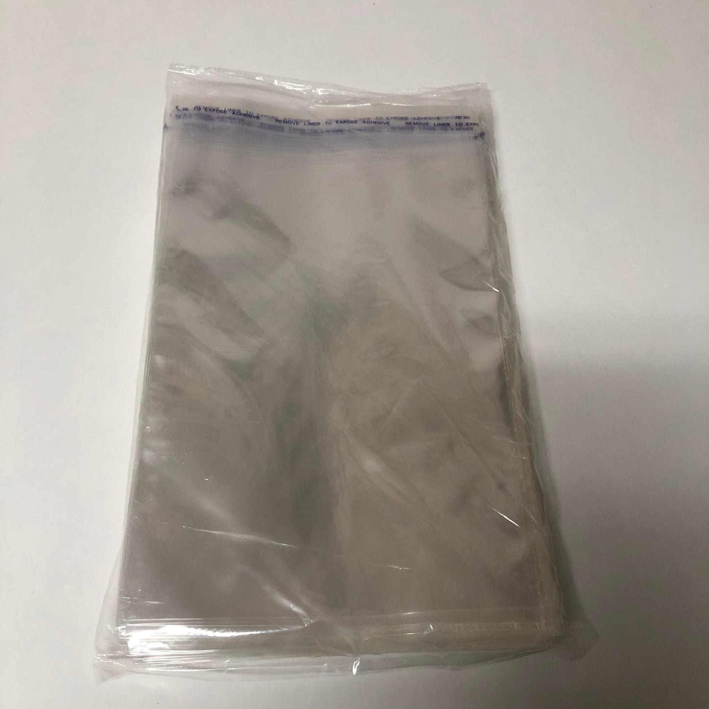 6" x 9" or 15 cm x 23 cm Crystal Clear Resealable Polypropylene Bags 100 in a Package