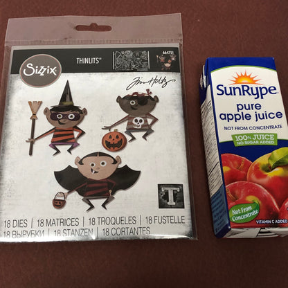 Trick or Treater, Sizzix Thinlits Dies, by Tim Holtz 18 Piece Dies Set, 664751 For Card Making, Scrapbooking