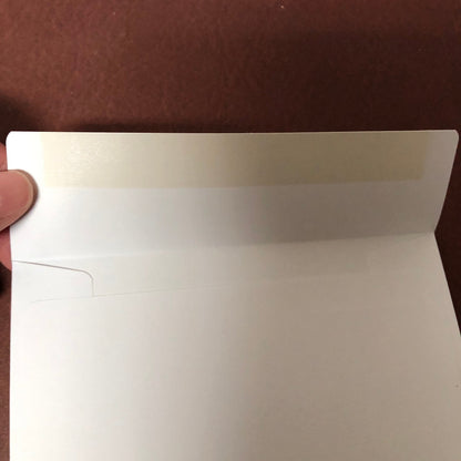 5 1/2" x 5 1/2" 14 x 14 cm Square Gummed Envelopes Pack of 25 Envelopes 28lb White Envelopes For Announcements, Invitations, Card SGE5.5x5.5