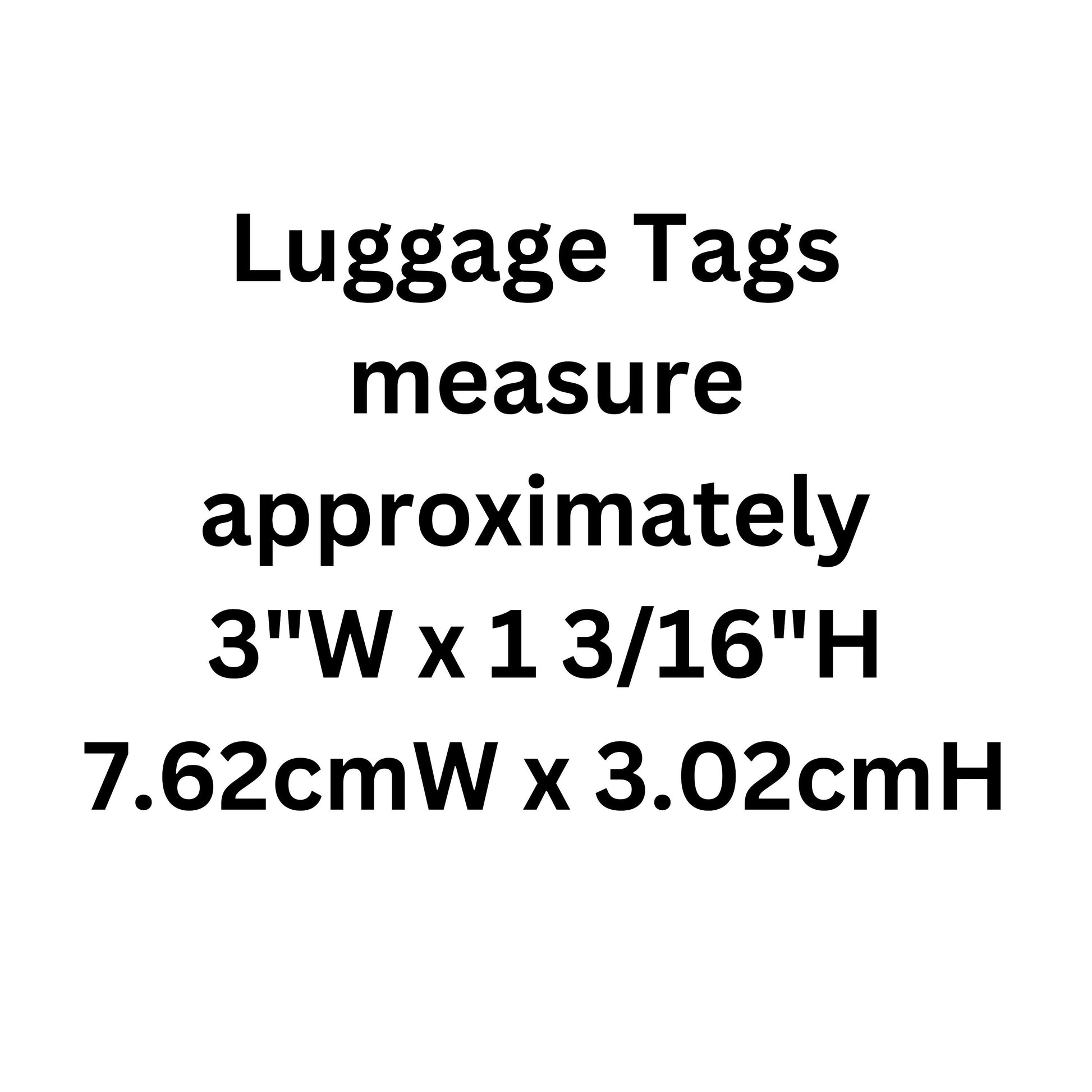 Dog, Aluminum Personalized Luggage Tag, Diamond Engraved, Perfect For Carry-on, For Backpacks, Suitcases, CAYAPLT