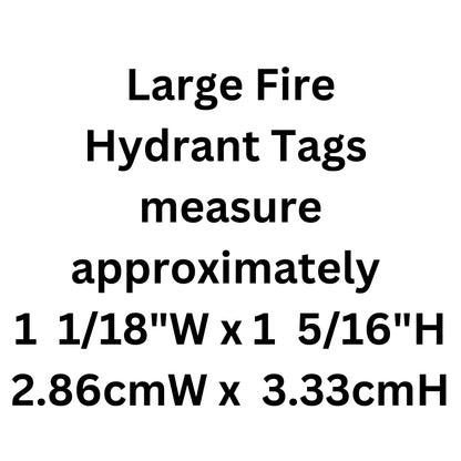 Dog, Large Fire Hydrant Aluminum Tag, Personalized Diamond Engraved, Puppy Tag, Dog Tag, Tag for Dog Collar Lost Dog ID, CAGPALHYT