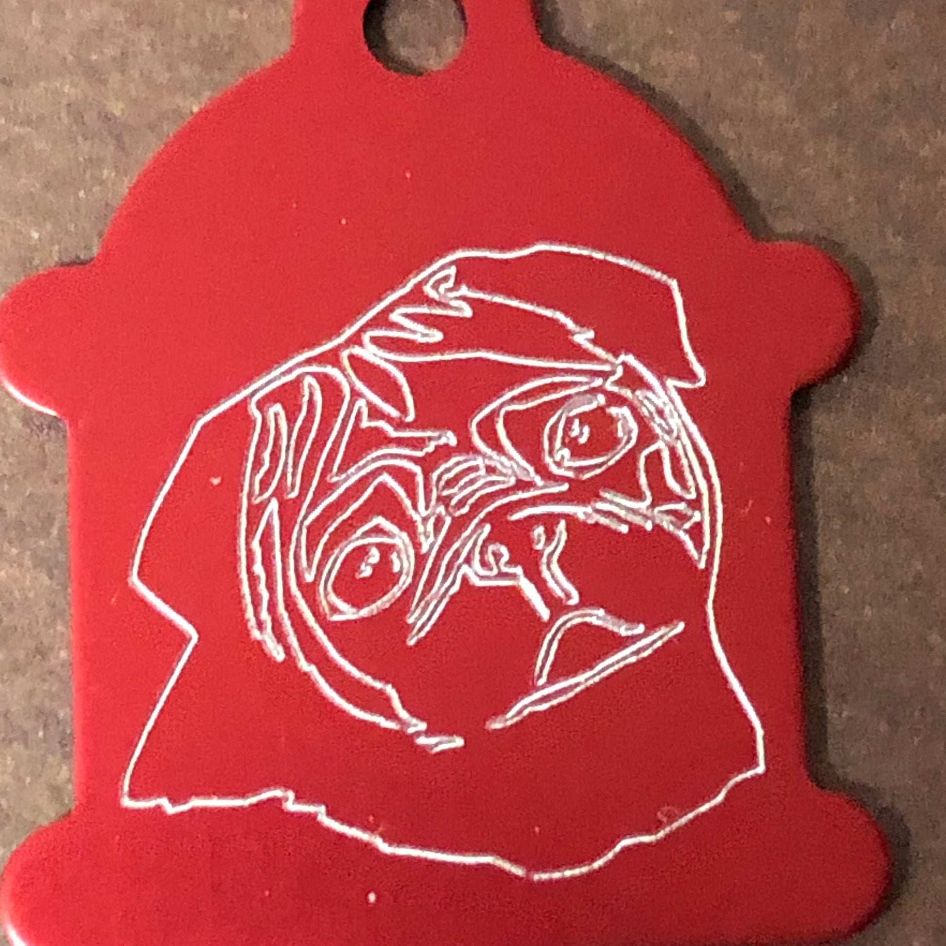 Dog, Large Fire Hydrant Aluminum Tag, Personalized Diamond Engraved, Puppy Tag, Dog Tag, Tag for Dog Collar Lost Dog ID, CAGPALHYT