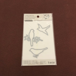 Recollections Bird Cutting Template Dies 3 Pieces