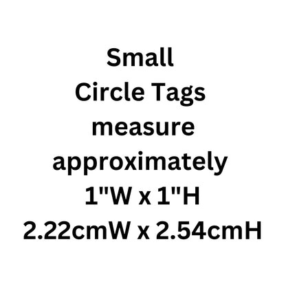 Indoor Only Dog if I’m out I’m lost Small Circle Aluminum Tag Personalized Diamond Engraved Dog ID Tags