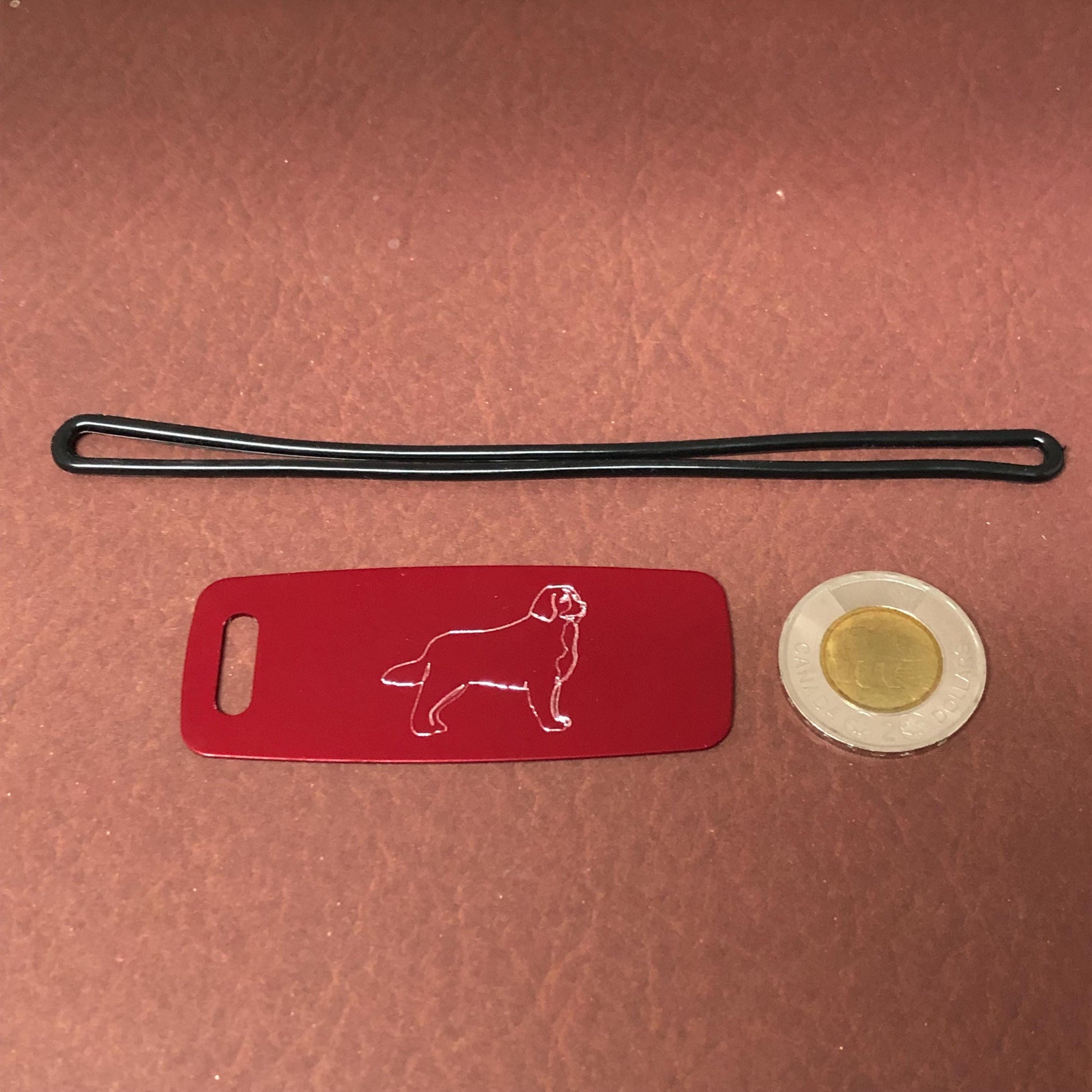 Dog, Aluminum Personalized Luggage Tag, Diamond Engraved, Perfect For Carry-on, For Backpacks, Suitcases, CAYAPLT