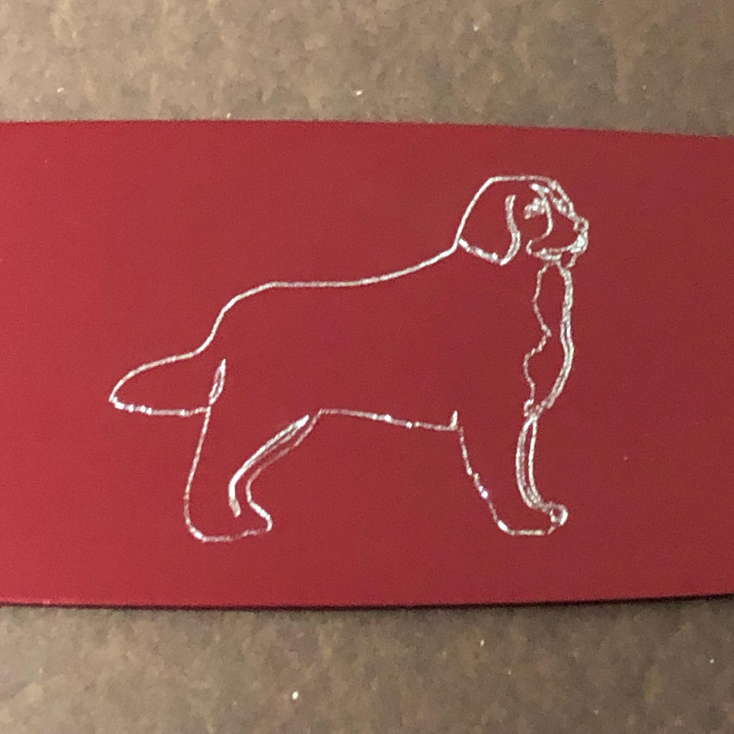 Dog, Aluminum Personalized Luggage Tag, Diamond Engraved, Perfect For Carry-on, For Backpacks, Suitcases, CAYAPLT