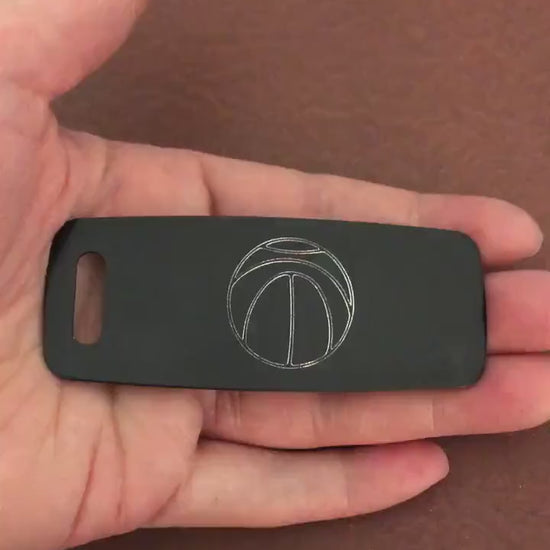 Basketball, Volleyball, Aluminum Personalized Luggage Tag, Diamond Engraved, Perfect For Carry-on, Backpacks And Suitcases, CAuAPLT
