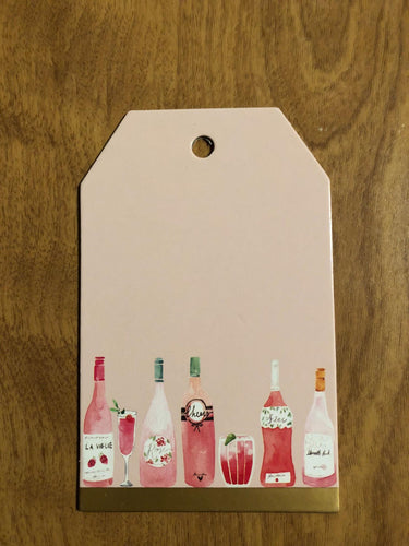 4 Wine Bottles Gift Tags